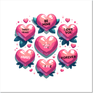 Valentine's Day Hearts Posters and Art